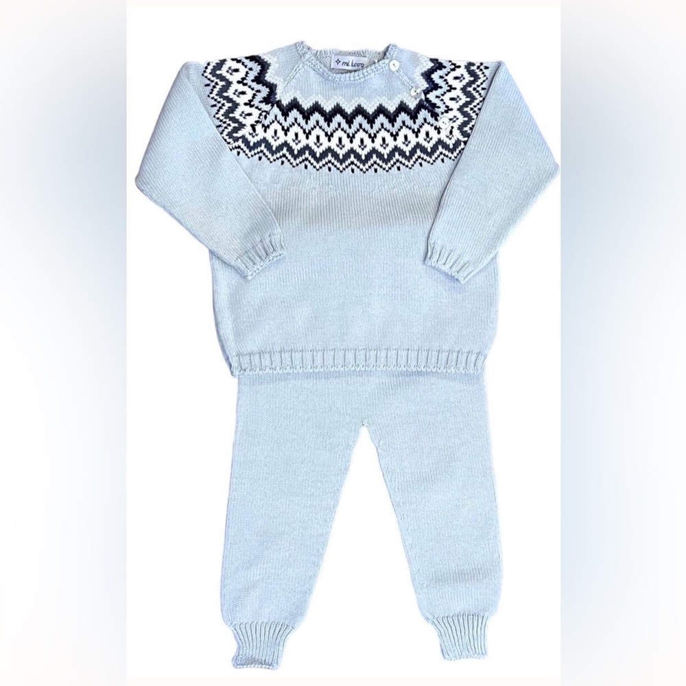 Mi Lucero Fair Isle Sweater Set